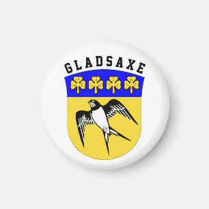 Wappen von Gladsaxe, Dänemark Magnet