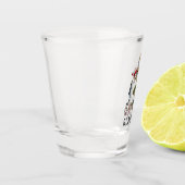 Wappen von Glasgow, SCOTLAND Schnapsglas (Links)