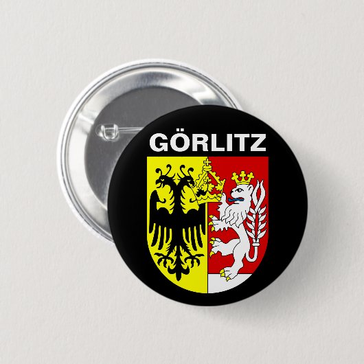 Wappen von Görlitz, Deutschland Button (Vorne & Hinten)