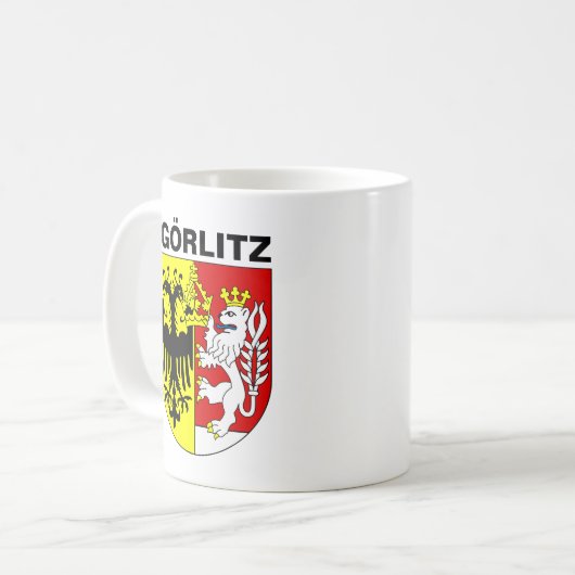 Wappen von Görlitz, Deutschland Kaffeetasse (Vorderseite Links)