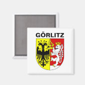 Wappen von Görlitz, Deutschland Magnet (Vorderseite/Rückseite)