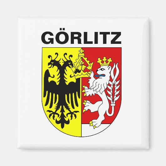 Wappen von Görlitz, Deutschland Magnet (Vorne)