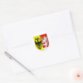 Wappen von Görlitz, Deutschland Runder Aufkleber (Umschlag)