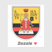 Wappen von Gotha, Deutschland Aufkleber (Blatt)