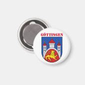 Wappen von Göttingen, Deutschland Magnet (Vorderseite/Rückseite)