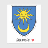 Wappen von Grandson, Schweiz Aufkleber (Blatt)