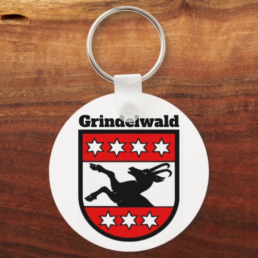 Wappen von Grindelwald, Schweiz Schlüsselanhänger (Vorderseite)
