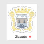 Wappen von Guanabacoa, Kuba Aufkleber (Blatt)