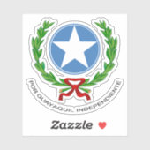 Wappen von Guayaquil, Ecuador Aufkleber (Blatt)