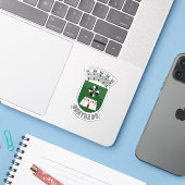 Wappen von Guaynabo, PR Aufkleber (Laptop mit iPhone)