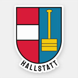 Wappen von Hallstatt - ÖSTERREICH Aufkleber