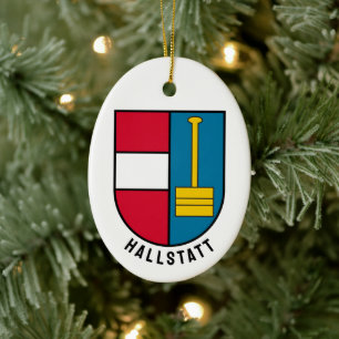 Wappen von Hallstatt - ÖSTERREICH Keramik Ornament