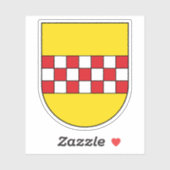 Wappen von Hamm, Deutschland Aufkleber (Blatt)