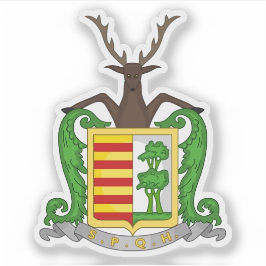 Wappen von Hasselt, Belgien Aufkleber (Vorderseite)