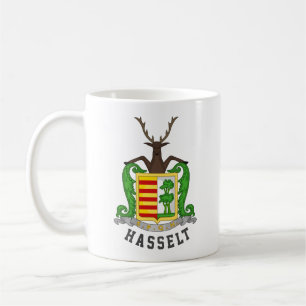 Wappen von Hasselt, Belgien Kaffeetasse