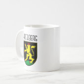 Wappen von Heidelberg - DEUTSCHLAND Kaffeetasse (Vorderseite Links)