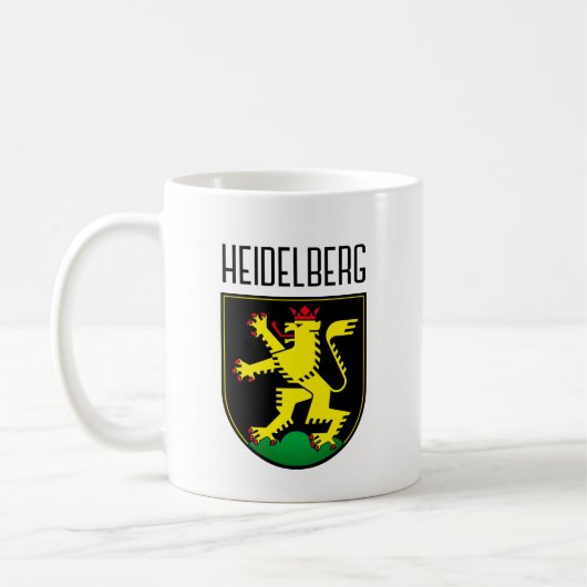 Wappen von Heidelberg - DEUTSCHLAND Kaffeetasse (Links)