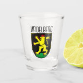Wappen von Heidelberg - DEUTSCHLAND Schnapsglas (Vorderseite)