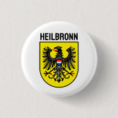 Wappen von Heilbronn, Deutschland Button (Vorderseite)