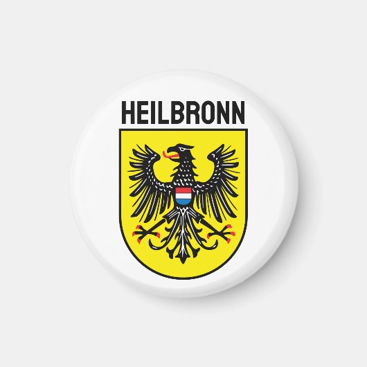 Wappen von Heilbronn, Deutschland Magnet (Vorne)