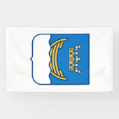 Wappen von Helsinki (Finnland) Banner (Horizontal)