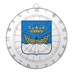 Wappen von Helsinki (Finnland) Dartscheibe