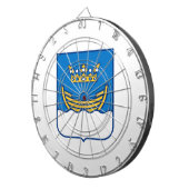 Wappen von Helsinki (Finnland) Dartscheibe (Vorderseite rechts)