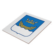 Wappen von Helsinki (Finnland) Fliese (Seite)