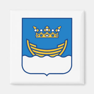 Wappen von Helsinki (Finnland) Magnet