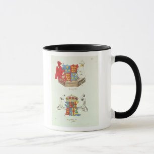 Wappen von Henry VII und von Elizabeth von York Tasse
