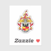 Wappen von Hildesheim, Deutschland Aufkleber (Blatt)