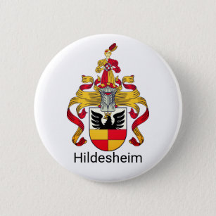 Wappen von Hildesheim, Deutschland Button