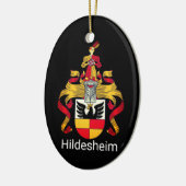 Wappen von Hildesheim, Deutschland Keramik Ornament (Links)