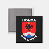 Wappen von Honda (Tolima), Kolumbien Magnet (Vorderseite/Rückseite)