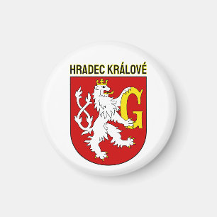 Wappen von Hradec Králové, Tschechische Republik Magnet