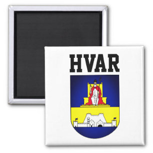 Wappen von Hvar - Kroatien Magnet