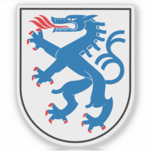 Wappen von Ingolstadt, Deutschland Aufkleber