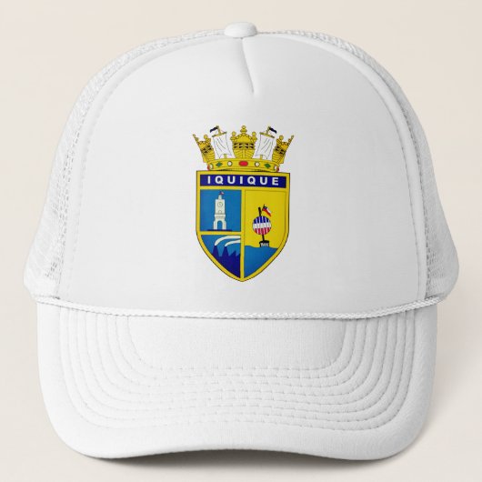 Wappen von Iquique, Chile Truckerkappe (Vorderseite)