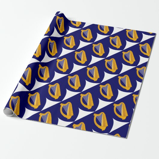 Wappen von Irland - irisches Emblem Geschenkpapier (Ungerollt)