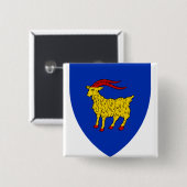 Wappen von Istrien in Kroatien Button (Vorne & Hinten)