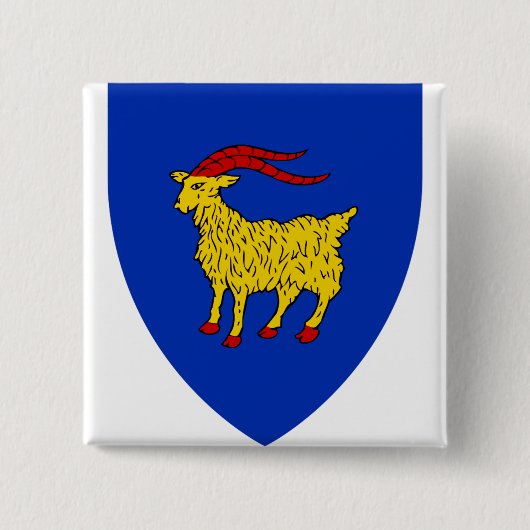 Wappen von Istrien in Kroatien Button (Vorderseite)