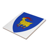 Wappen von Istrien in Kroatien Fliese (Seite)