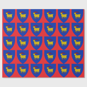 Wappen von Istrien in Kroatien Geschenkpapier