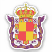 Wappen von Jaén, Spanien Aufkleber (Vorderseite)