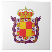 Wappen von Jaén, Spanien Fliese (Vorderseite)