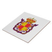 Wappen von Jaén, Spanien Fliese (Seite)
