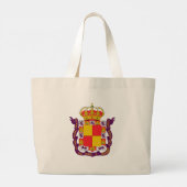 Wappen von Jaén, Spanien Jumbo Stoffbeutel (Rückseite)