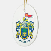 Wappen von Jalisco, Mexiko Keramik Ornament (Links)