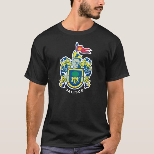 Wappen von Jalisco, Mexiko T-Shirt (Vorderseite)