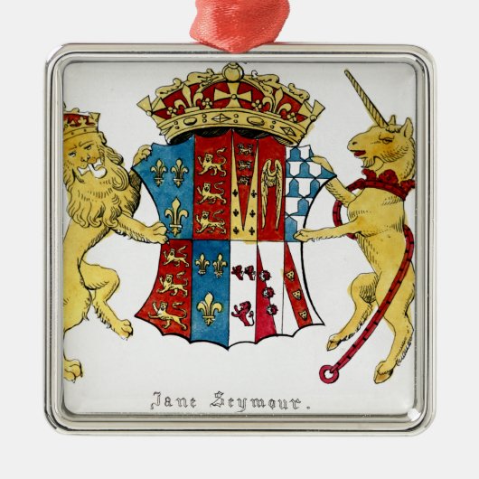 Wappen von Jane Seymour Ornament Aus Metall (Vorne)